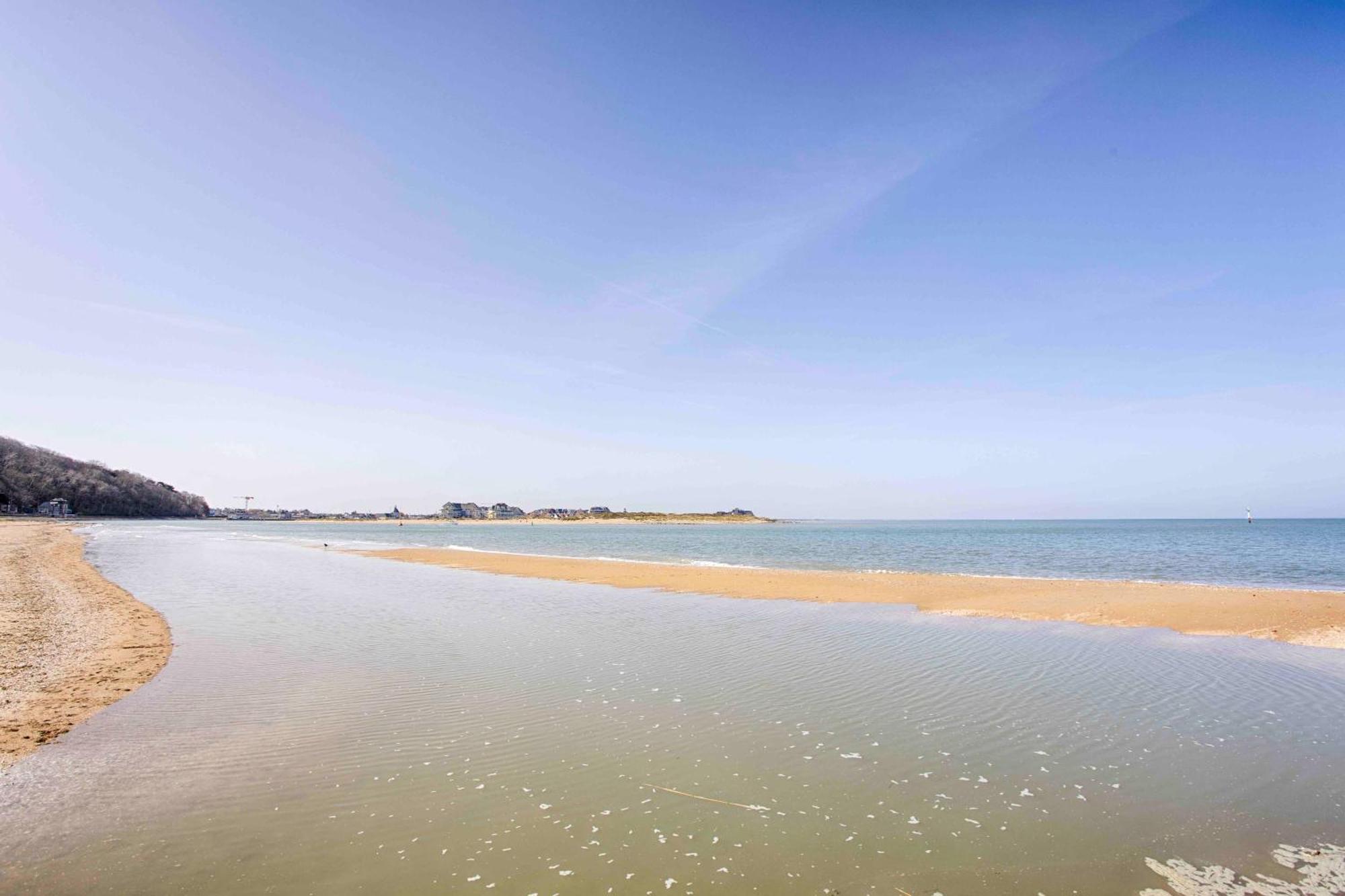 Welc'Home In Houlgate - Vue Et Acces Direct Sur Mer Exterior foto